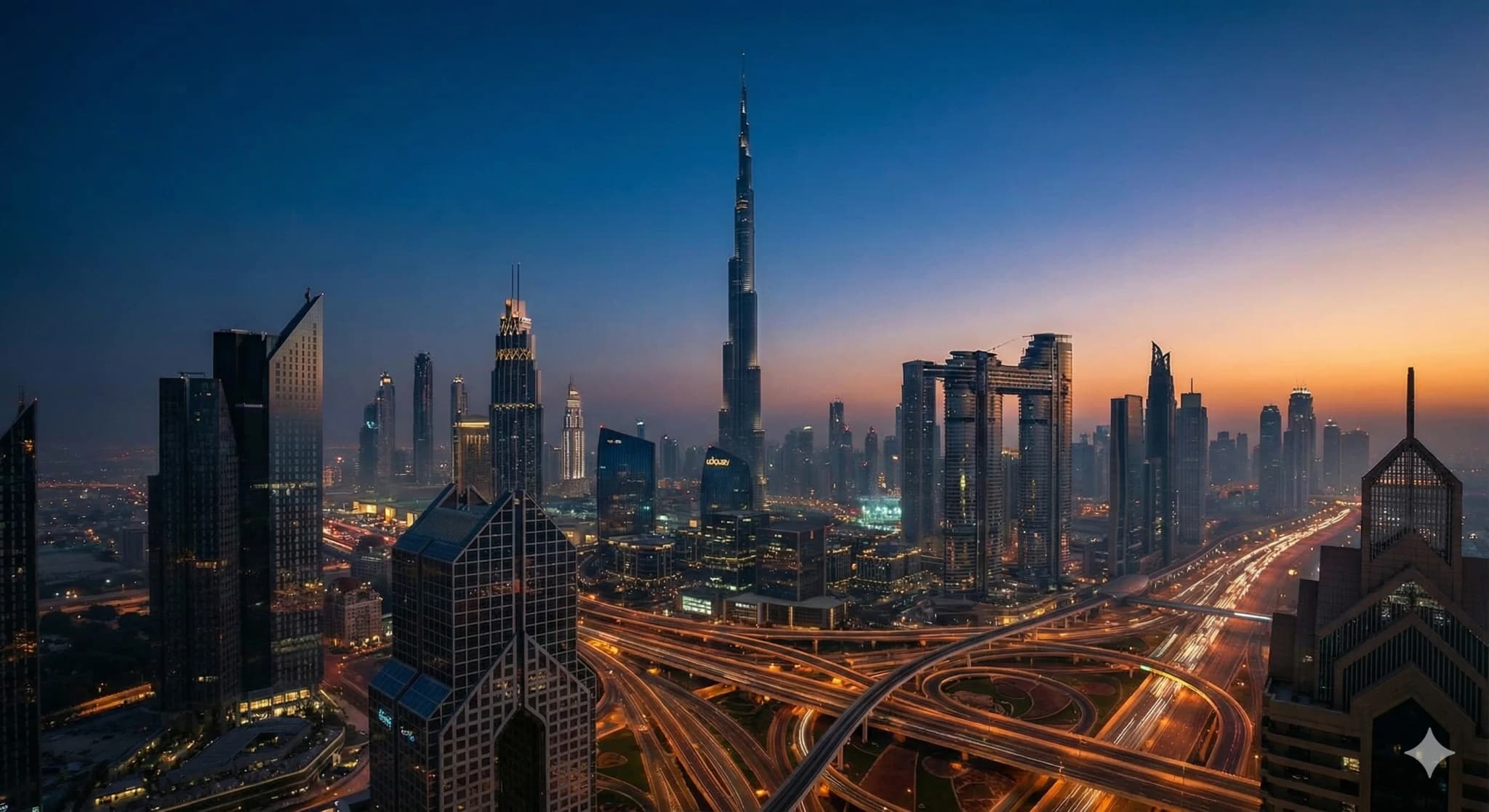 Dubai skyline with Burj Khalifa - BuyOrSell24 classifieds marketplace for cars, property, jobs and electronics in UAE
