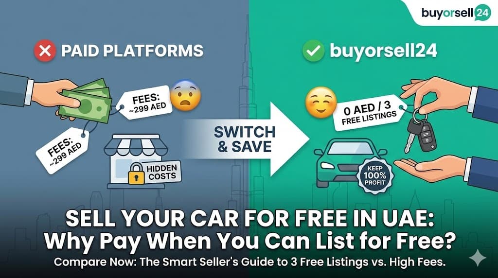 Sell Your Car for Free in UAE: Why Pay 299 AED When You Can Keep Your Profit?
