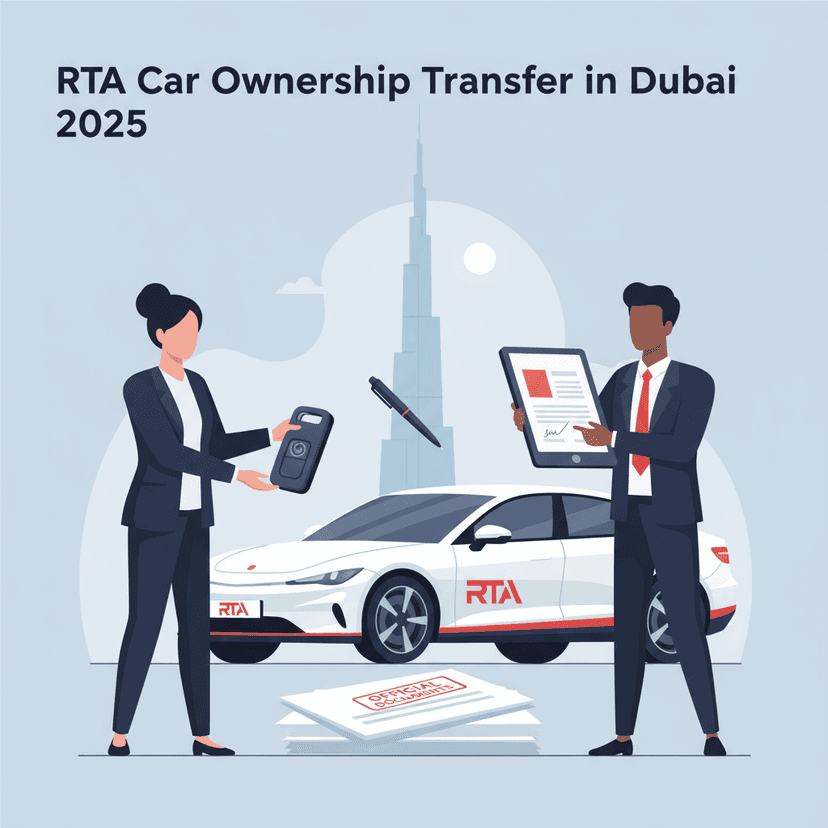 RTA Car Ownership Transfer Dubai (2025) – Fees, Steps & Documents